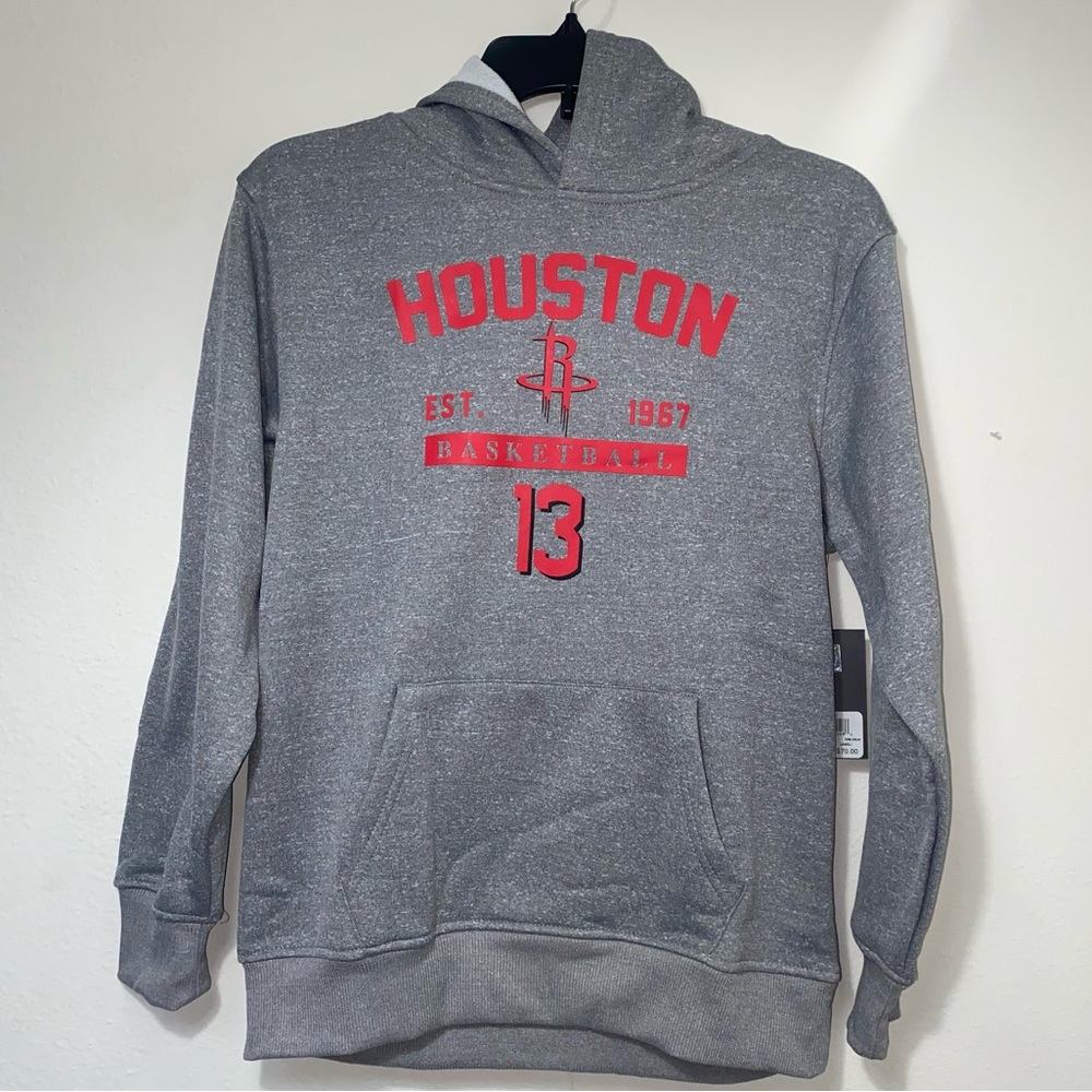 Houston Rockets Pullover Hoodie Size Youth L (14-16) NEW